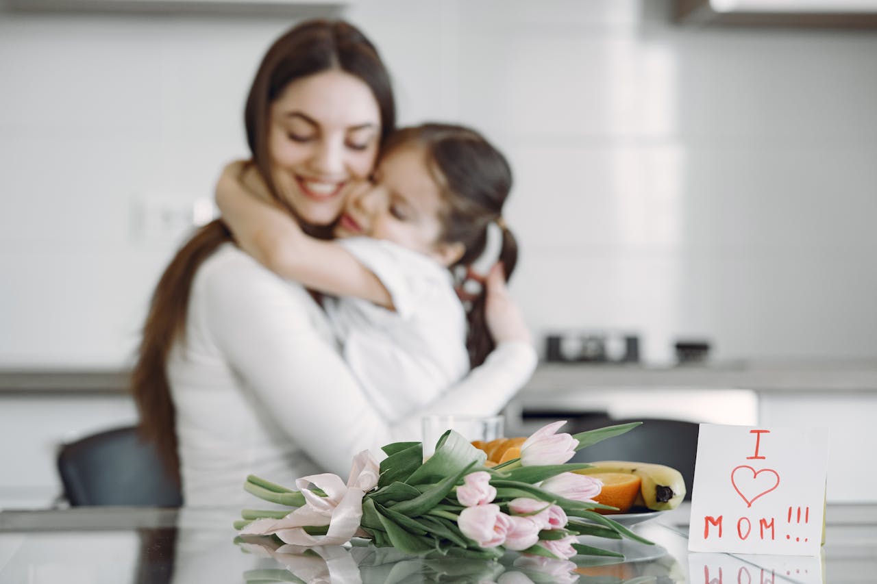 a person holding a bouquet