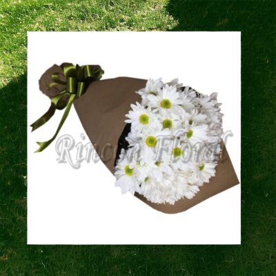 BOUQUET CON MARGARITAS BLANCAS RF195