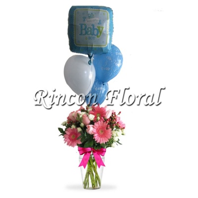 Arreglo Especial con Globos de ¨Es niño¨  CODIGO: RF245