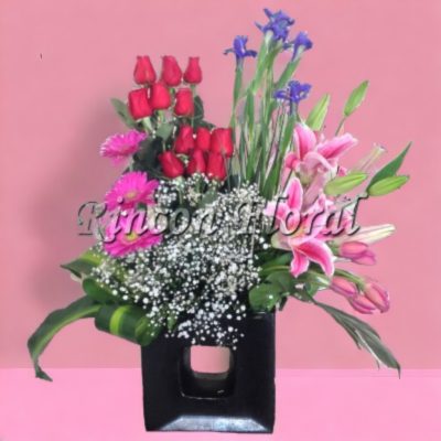 BASE CON 6 ESPECIES DE FLORES RF103