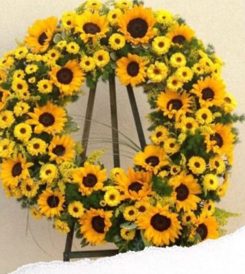 ARO CON GIRASOLES RF512