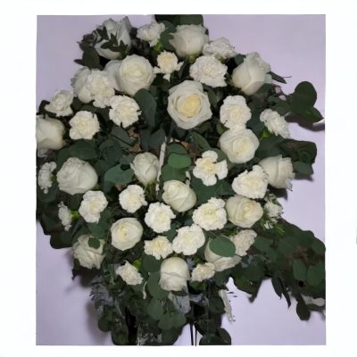 ARO CHICO CON CLAVELES Y ROSAS RF536