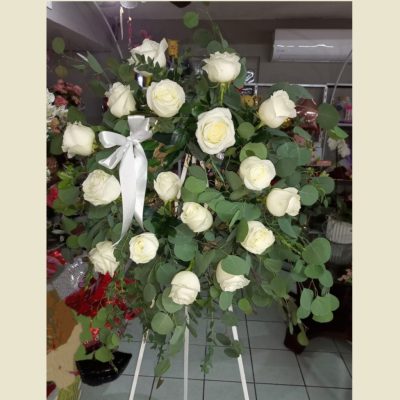 ARO CHICO CON ROSAS RF533