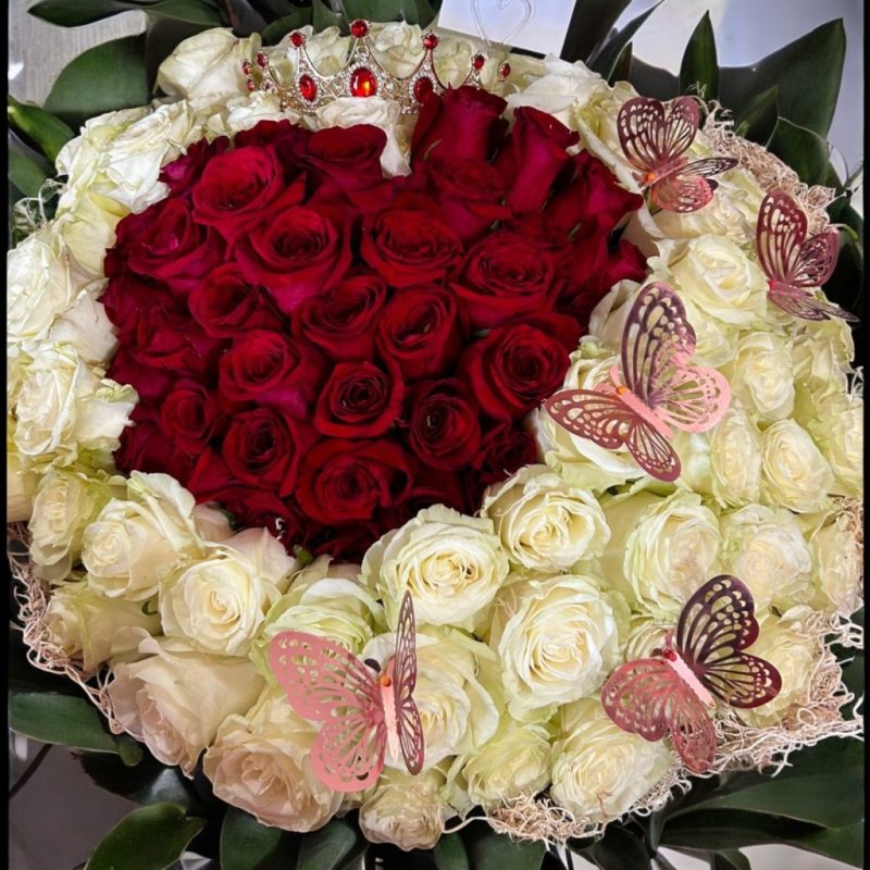 BOUQUET CON 100 ROSAS RFV93 - Imagen 2