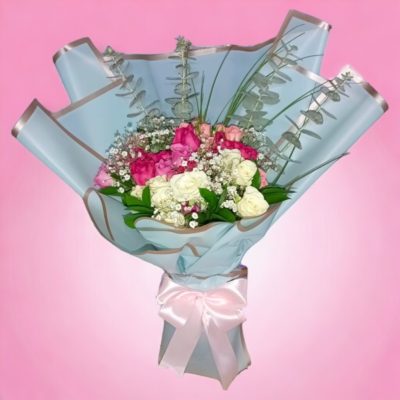 BOUQUET CON MINI ROSAS RFM902