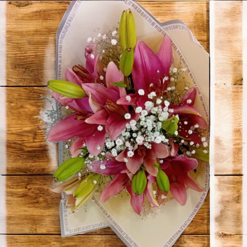 BOUQUET CON LILYS RF505 - Imagen 4