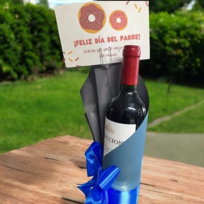 BOTELLA DE VINO CON LETRERO RF450