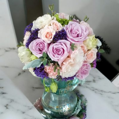 PECERA CON FLORES VARIADAS RF973