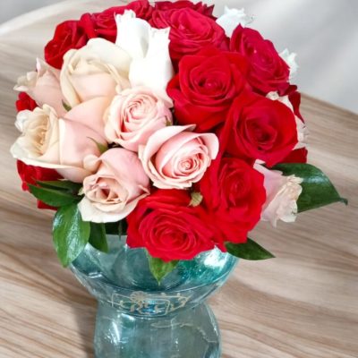 PECERA CON ROSAS RF909