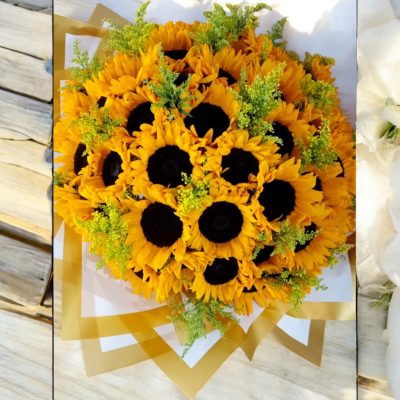 BOUQUET CON 50 GIRASOLES RF943