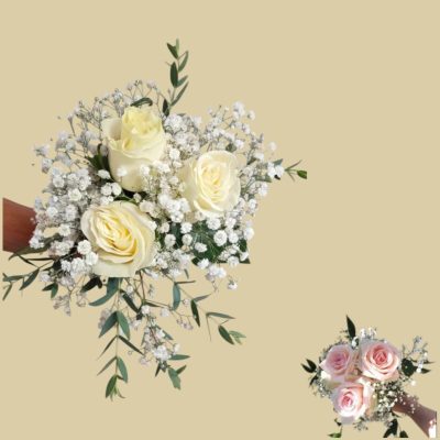 RAMO PARA DAMAS DE HONOR CON 3 ROSAS RF927