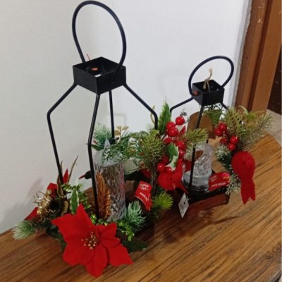2 CANDELABROS METALICOS RFN016 Y RFN017