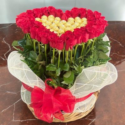 CANASTA CORAZÓN GRANDE RFV05
