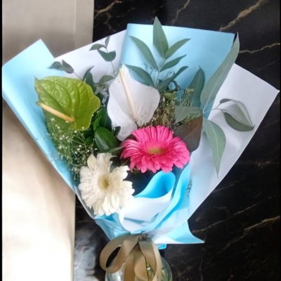 BOUQUET CON 2 ANTURIOS RFV47