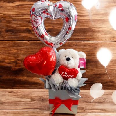 CAJA CON OSITO LOVE RFV66