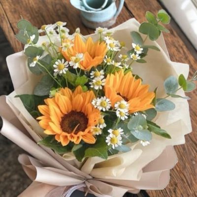 BOUQUET CON 3 GIRASOLES RFA014