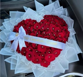 Buquet de corazón  RFV215