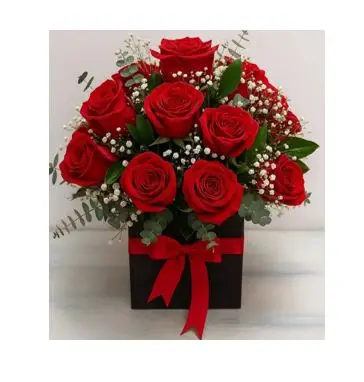 Caja con Rosas y Baby RFV228