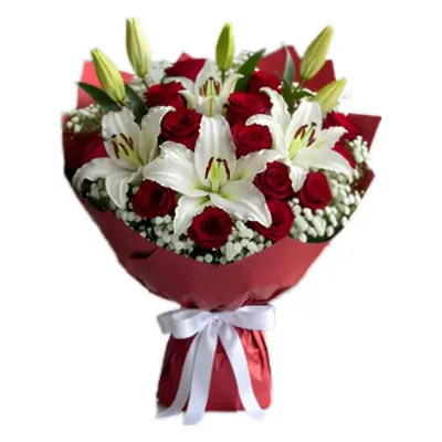 Buquet de Lilys y Rosas RFV203