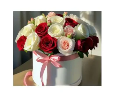 Caja con Rosas Variadas RFV232