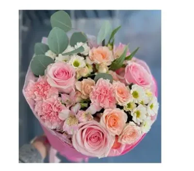 Buquet de Rosas y Claveles RFV256