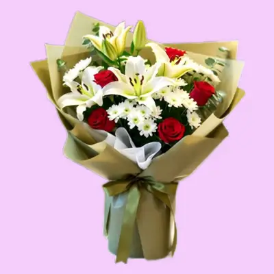 Buquet de Lilys y Margaritas  RFV206