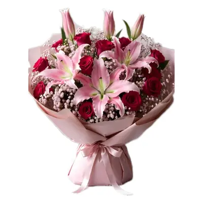 Buquet de Lilys y Rosas RFV202