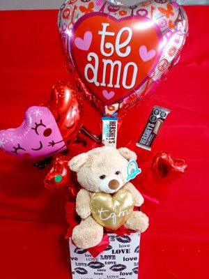 Flopo con dulces y peluche RF1000