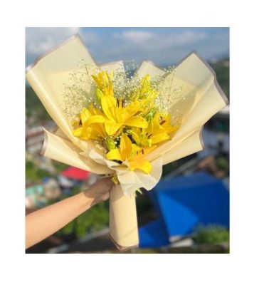 Buquet de Lilys y Baby RFA062