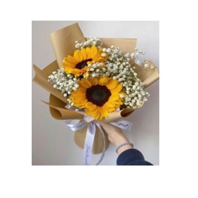 Buquet de Baby y Girasoles RFA071