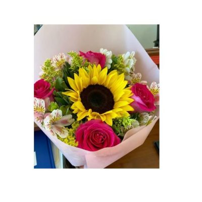 Buquet de Rosas y Girasoles RFA077
