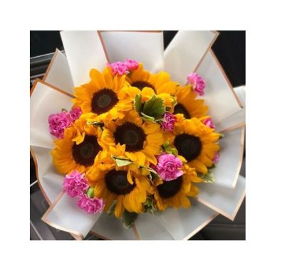 Buquet de Girasoles y Clavales RFA082