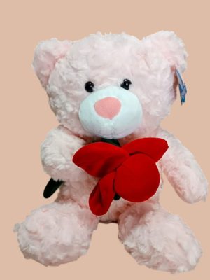 Osito Romántico con una Rosa RFP015