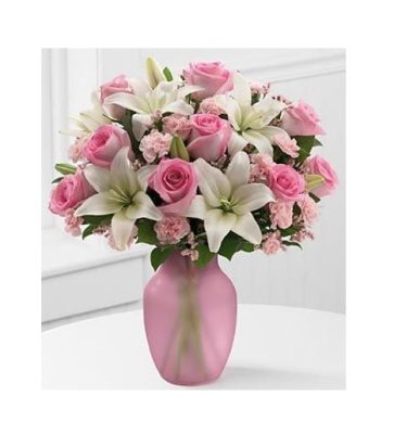 JARRÓN CON ROSAS RFM411