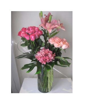 JARRÓN CON ROSAS RFM414